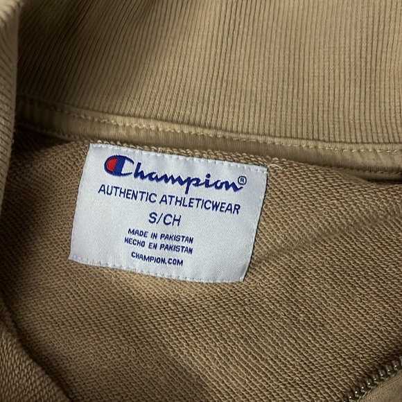 “Champion quarter zip sweatshirt size small” - Picture 5 of 7